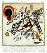 AFTER WASSILY KANDINSKY. WALL HANGING.