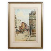 DENYS WELLS (1881-1973) WATERCOLOUR 
