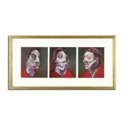 FRANCIS BACON. THREE STUDIES OF ISABEL RAWSTHORNE, 1966.