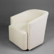 BESPOKE SOFA LONDON SWIVEL BASE ARMCHAIR.