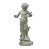 SCULPTURAL PUTTO.