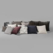 SCATTER CUSHIONS, COLLECTION OF 16.