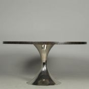 JULIAN CHICHESTER ROTARY TABLE TOP WITH DAKOTA BASE.