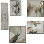 CONTEMPORARY SCHOOL WALL ART COLLECTION. (5)