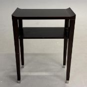 DECCA SIDE TABLES, A PAIR