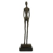GIACOMETTI INSPIRED SCULPTURAL MAN.