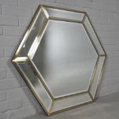 HEXAGONAL WALL MIRROR