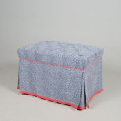 BUTTONED FOOTSTOOL