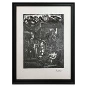 PABLO PICASSO. DAVID AND BATHESHEBA. (d)