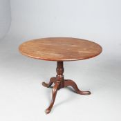 GEORGE III MAHOGANY TRIPOD TABLE.