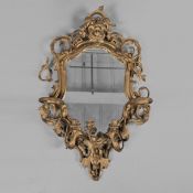 MID 19TH CENTURY GILTWOOD AND GESSO GIRANDOLE