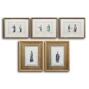 19TH CENTURY CHINESE SCHOOL FIGURATIVE STUDIES (5)
