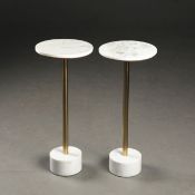 MARTINI TABLES, A PAIR.