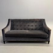 BLUE VELVET SOFA.