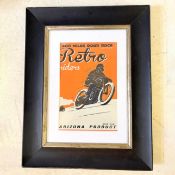 REPRODUCTION AMERICAN BIKE RACE POSTER.