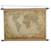 PRINT OF THE MAP OF THE WORLD.