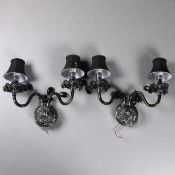 MUNO ROMEO WALL LIGHTS, A PAIR.