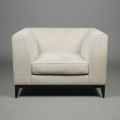 SOFA & CHAIR COMPANY, ARMCHAIR IN NEUTRAL UPHOLSTERY