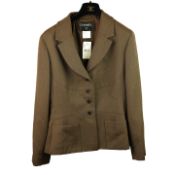 CHANEL. 99A WOOL JACKET - FR44.