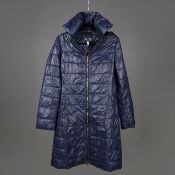 ARMANI JEANS NAVY PADDED COAT.