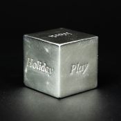 ASPREY AND GARRARD 925. SILVER DECISION DICE.