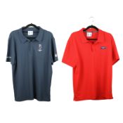 PRADA X NORTH SAILS. MEN'S POLO SHIRTS IN RED AND NAVY - L (2).