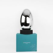 A CHRISTOFLE PARIS MOOD EGG SHAPED CANTEEN.
