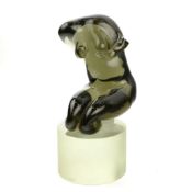 ATTRIBUTED TO ERMANNO NASON (ITALIAN 1928-2013). MURANO NUDE SCULPTURE.
