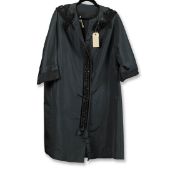PRADA RE-EDITION EMBELLISHED SILK COAT - ONE SIZE