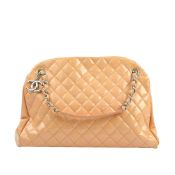 CHANEL MADEMOISELLE SHOULDER BAG IN PINK PATENT LEATHER 2012 - 2013