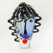 A MURANO PICASSO STYLE FACE.
