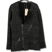 LOUIS VUITTON BIKER TWEED JACKET - L