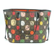 LOUIS VUITTON NEVERFULL MM x FORNASETTI TOTE BAG IN MONOGRAM CANVAS