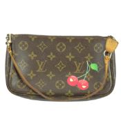 LOUIS VUITTON x TAKASHI MURAKAMI MONOGRAM CHERRY POCHETTE ACCESSOIRES