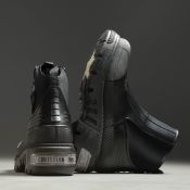 CHRISTIAN DIOR WOMEN'S GENESIS RUBBER TECHNICAL CANVAS BOOTS - UK 7
