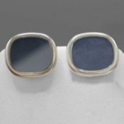 PATEK PHILIPPE, A PAIR OF 18CT WHITE GOLD CUFFLINKS