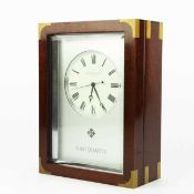 A PATEK PHILIPPE NAVIQUARTZ DESK CLOCK.