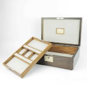 LINLEY MAP JEWELLERY BOX.