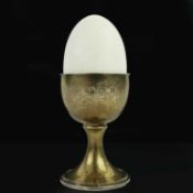 AN ANTHONY GORDON ELSON SILVER EGG.