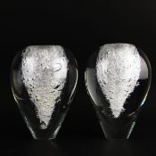 ANNA TORFS (BELGIAN / CZECH, BORN 1965). ART GLASS MOON COLLECTION.