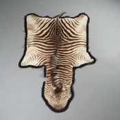 ZEBRA SKIN RUG.