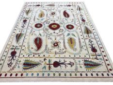FINE SUZANI DESIGN CARPET.