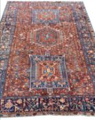 ANTIQUE HERIZ RUG.