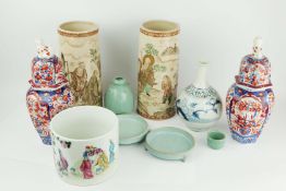 A COLLECTION OF ORIENTAL CERAMICS. (QTY).