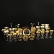 GLASSWARE, VENETIAN (qty).