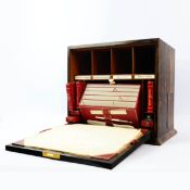 VICTORIAN COROMANDEL STATIONERY BOX.