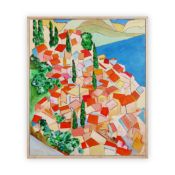 RICHARD HEWLETT. VILLAGE LOOKING TO ALBANIA.