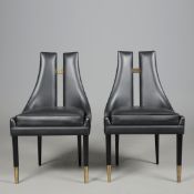 ARTERIORS CROWLEY DINING CHAIR, A PAIR.