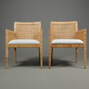 ARTERIORS PALMER DINING CHAIR, A PAIR.