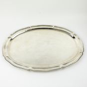 A CARAL MEXICAN SILVER SERVING TRAY.